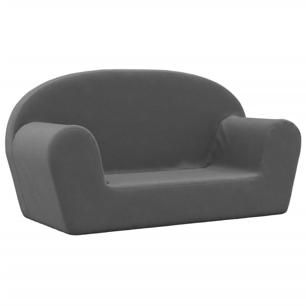 Kinder-Schlafsofa 2-Sitzer Weicher Plüsch für Kinder