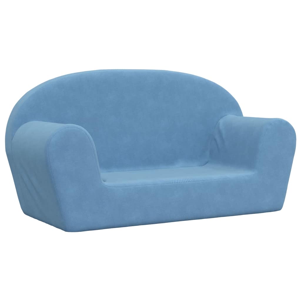 Kinder-Schlafsofa 2-Sitzer Weicher Plüsch für Kinder