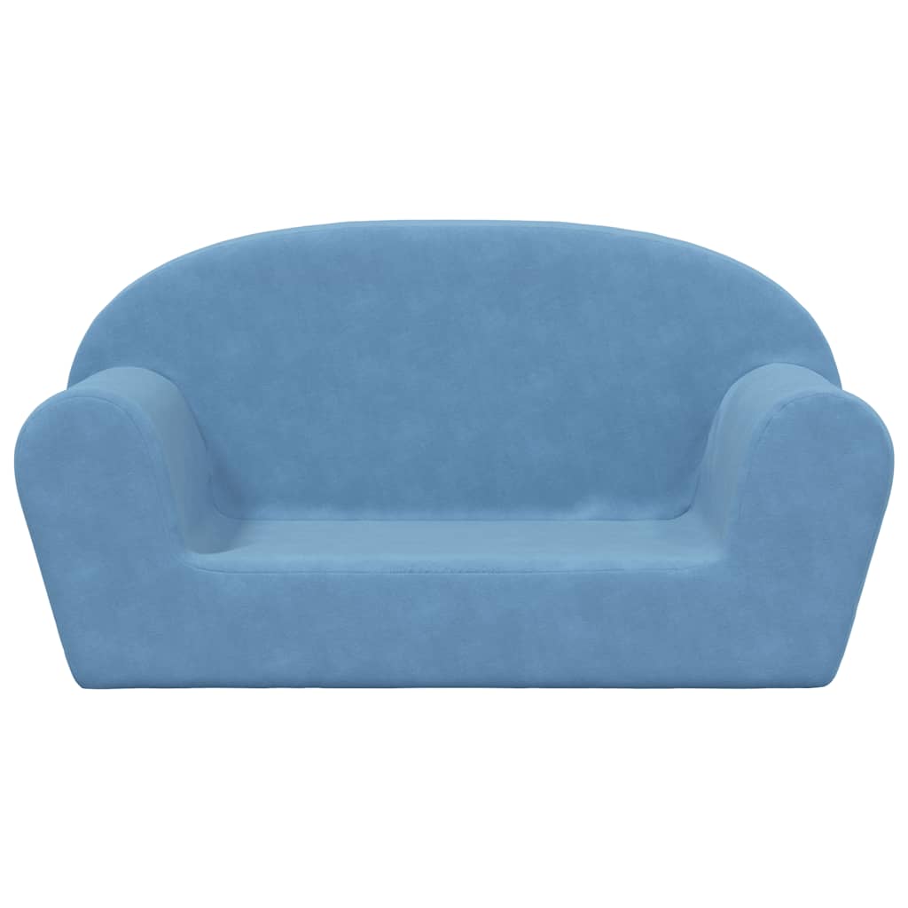 Kinder-Schlafsofa 2-Sitzer Weicher Plüsch für Kinder