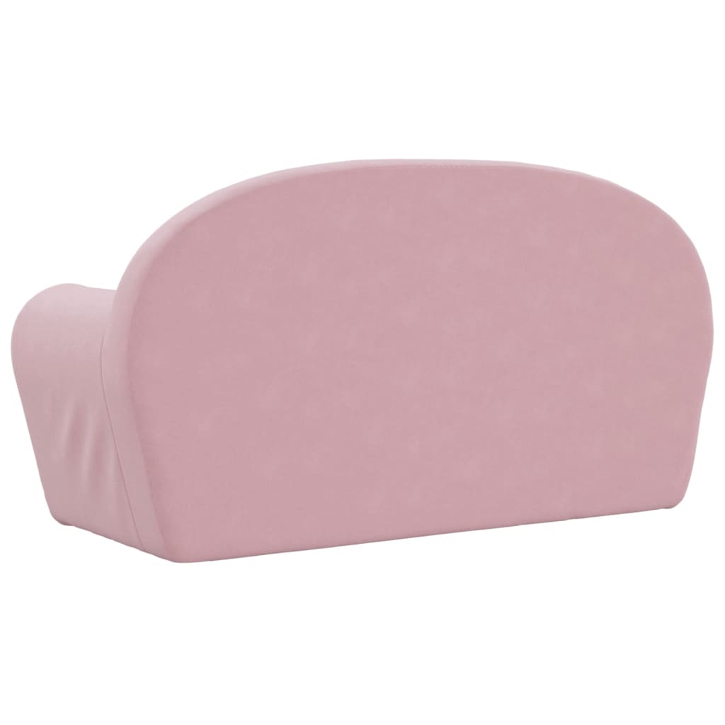 Kinder-Schlafsofa 2-Sitzer Weicher Plüsch für Kinder