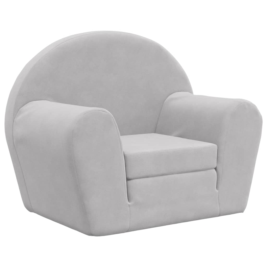 Kinder-Schlafsofa 2-Sitzer Weicher Plüsch für Kinder