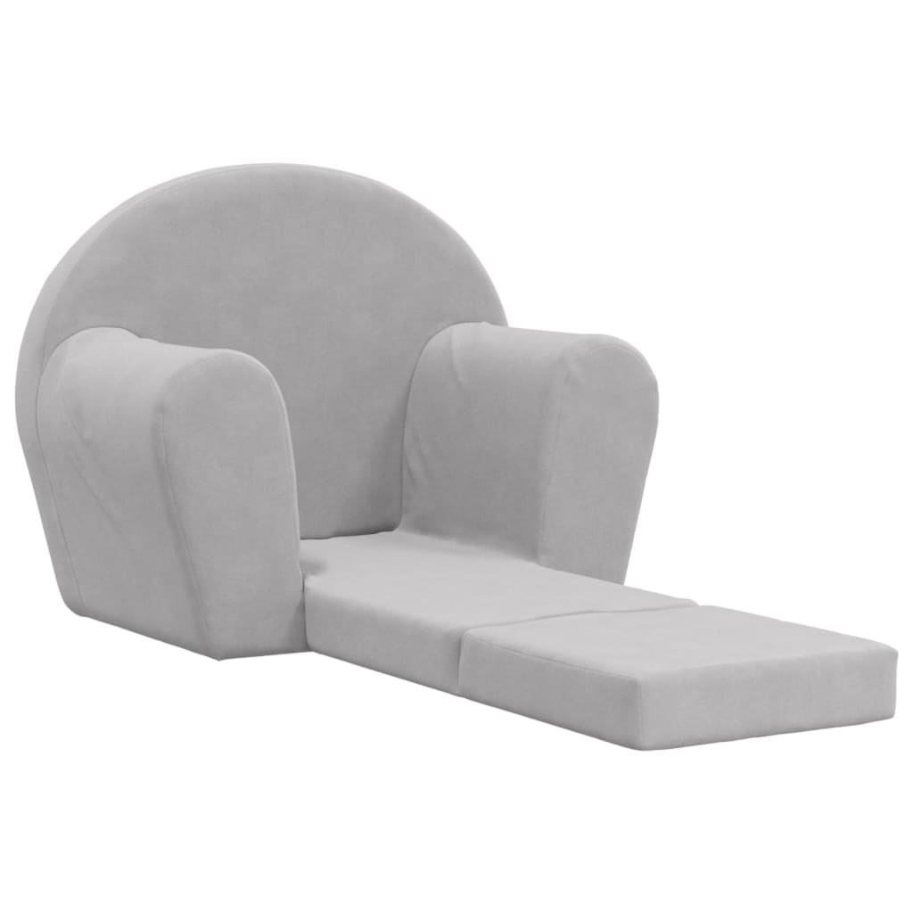 Kinder-Schlafsofa 2-Sitzer Weicher Plüsch für Kinder