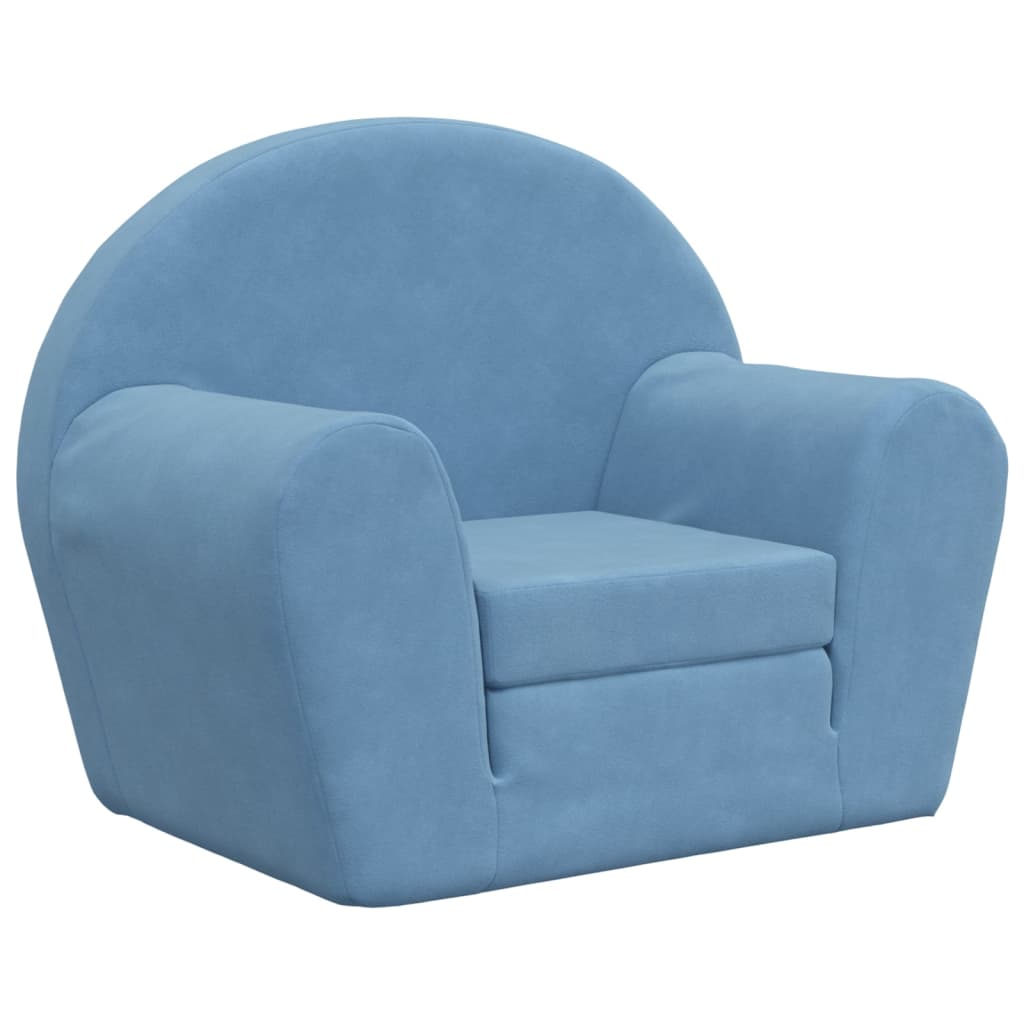 Kinder-Schlafsofa 2-Sitzer Weicher Plüsch für Kinder
