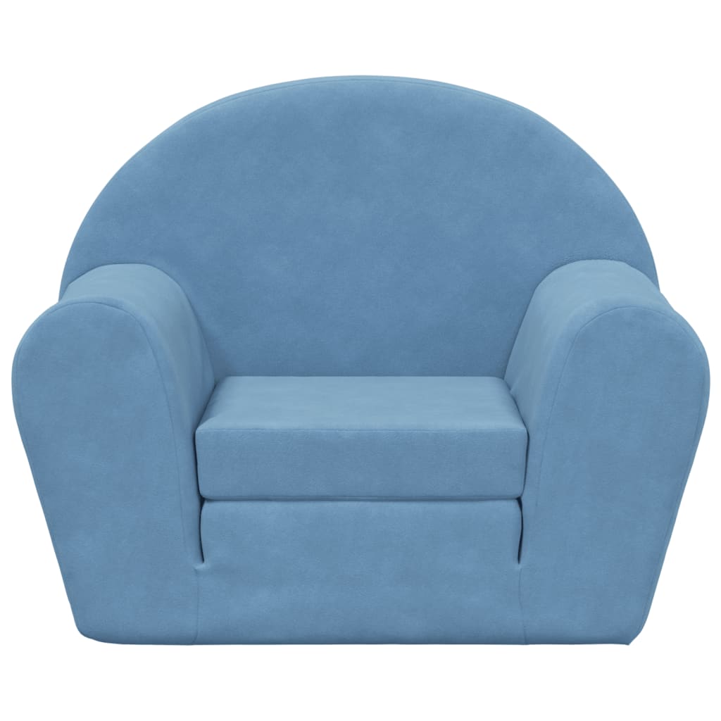 Kinder-Schlafsofa 2-Sitzer Weicher Plüsch für Kinder