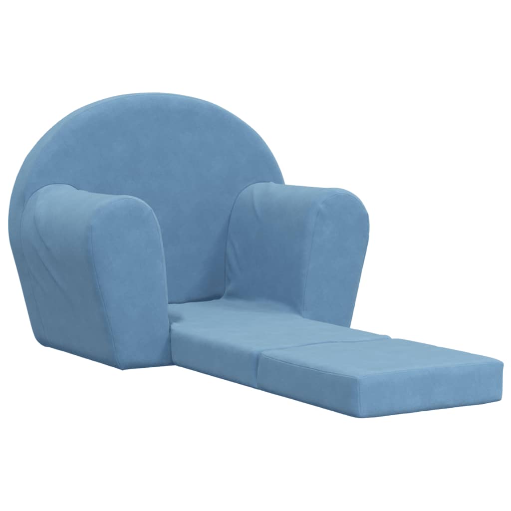 Kinder-Schlafsofa 2-Sitzer Weicher Plüsch für Kinder