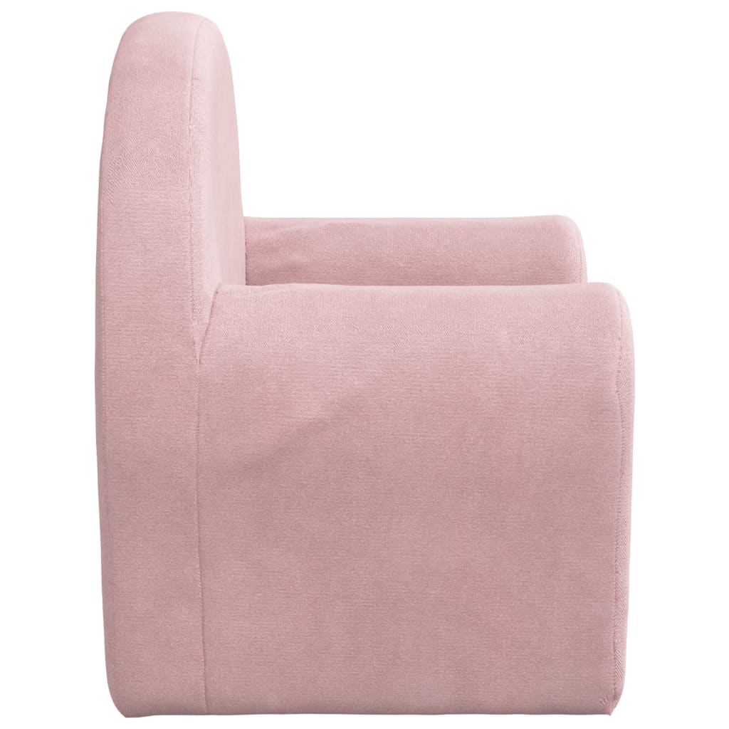 Kinder-Schlafsofa 2-Sitzer Weicher Plüsch für Kinder