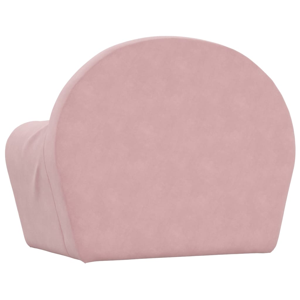 Kinder-Schlafsofa 2-Sitzer Weicher Plüsch für Kinder