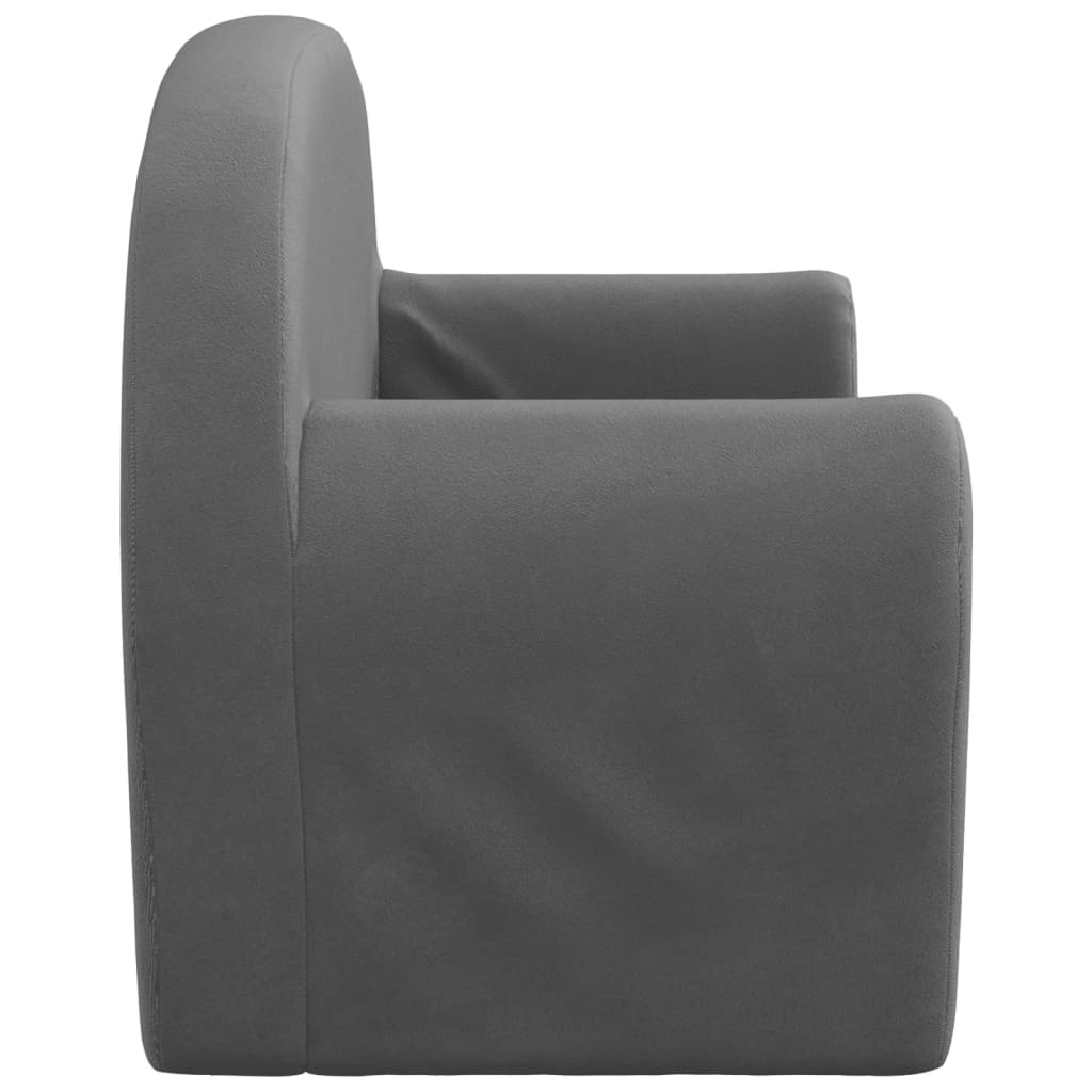 Kinder-Schlafsofa 2-Sitzer Weicher Plüsch für Kinder