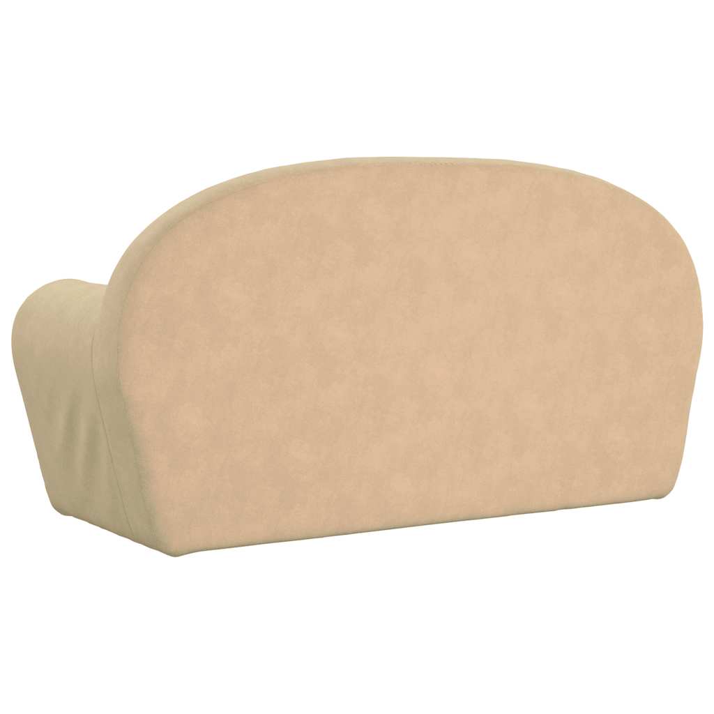 Kinder-Schlafsofa 2-Sitzer Weicher Plüsch für Kinder