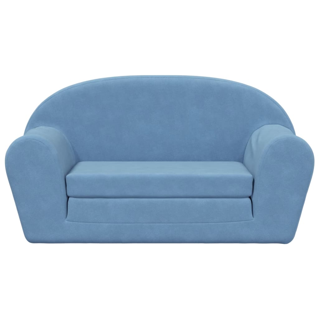 Kinder-Schlafsofa 2-Sitzer Weicher Plüsch für Kinder