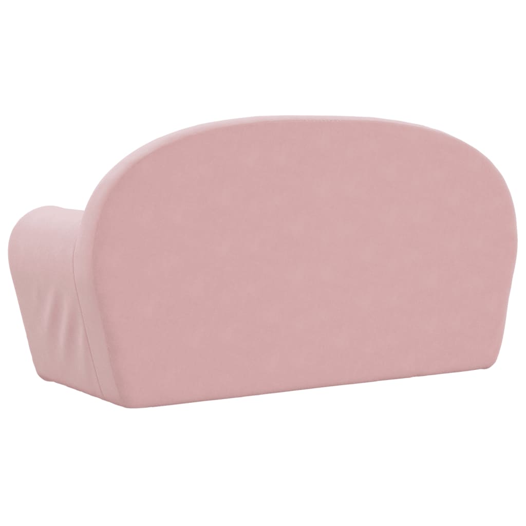 Kinder-Schlafsofa 2-Sitzer Weicher Plüsch für Kinder