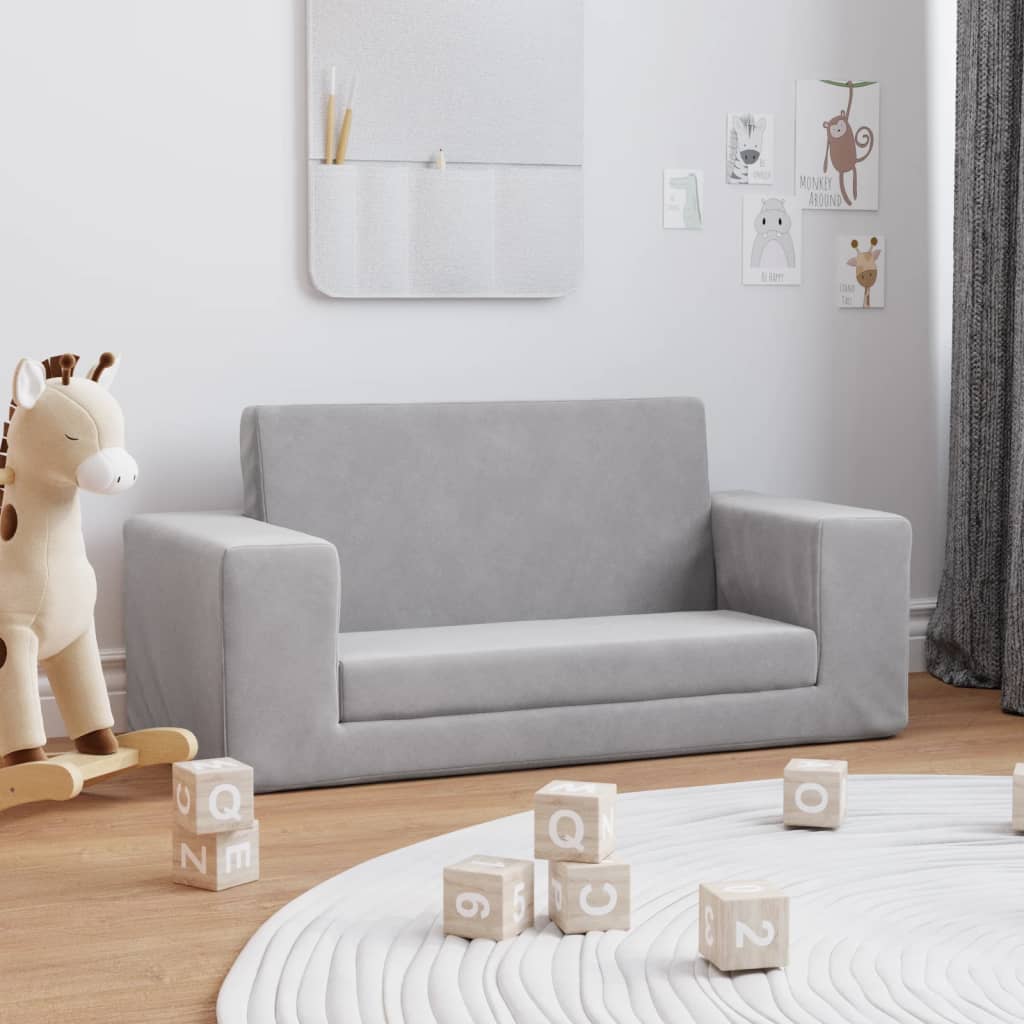 Kinder-Schlafsofa & Kindersofa Weicher Plüsch für Kinder