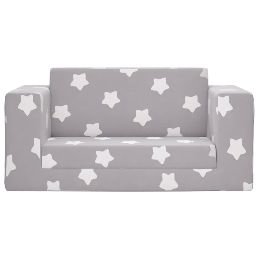 Kinder-Schlafsofa 2-Sitzer Weicher Plüsch mit verschiedenen Designs und Farben