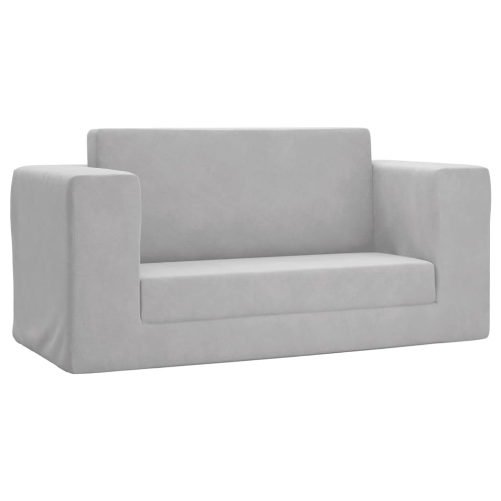 Kinder-Schlafsofa 2-Sitzer Weicher Plüsch mit verschiedenen Designs und Farben