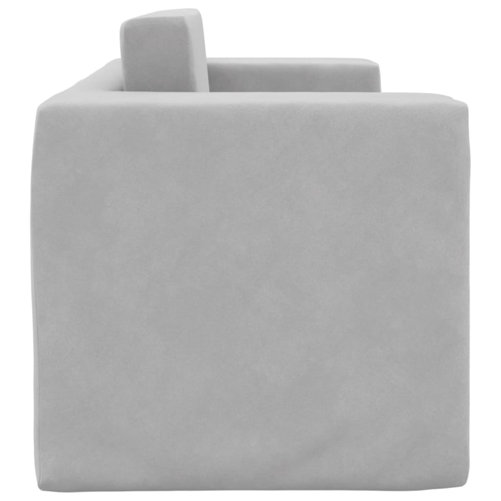 Kinder-Schlafsofa 2-Sitzer Weicher Plüsch mit verschiedenen Designs und Farben