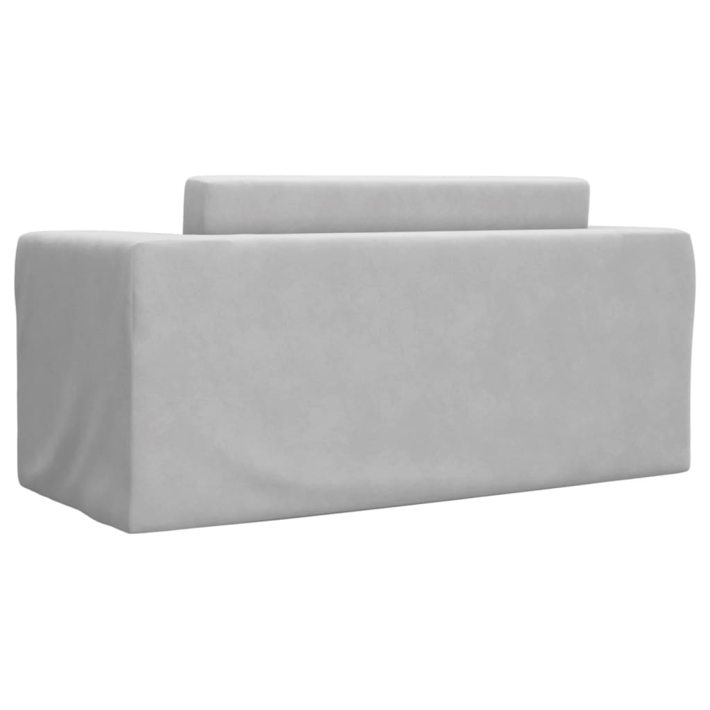 Kinder-Schlafsofa 2-Sitzer Weicher Plüsch mit verschiedenen Designs und Farben