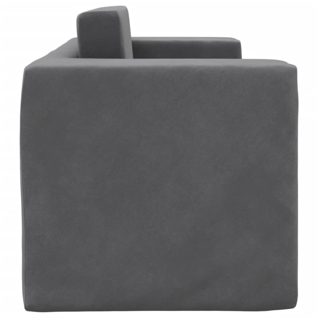 Kinder-Schlafsofa 2-Sitzer Weicher Plüsch mit verschiedenen Designs und Farben