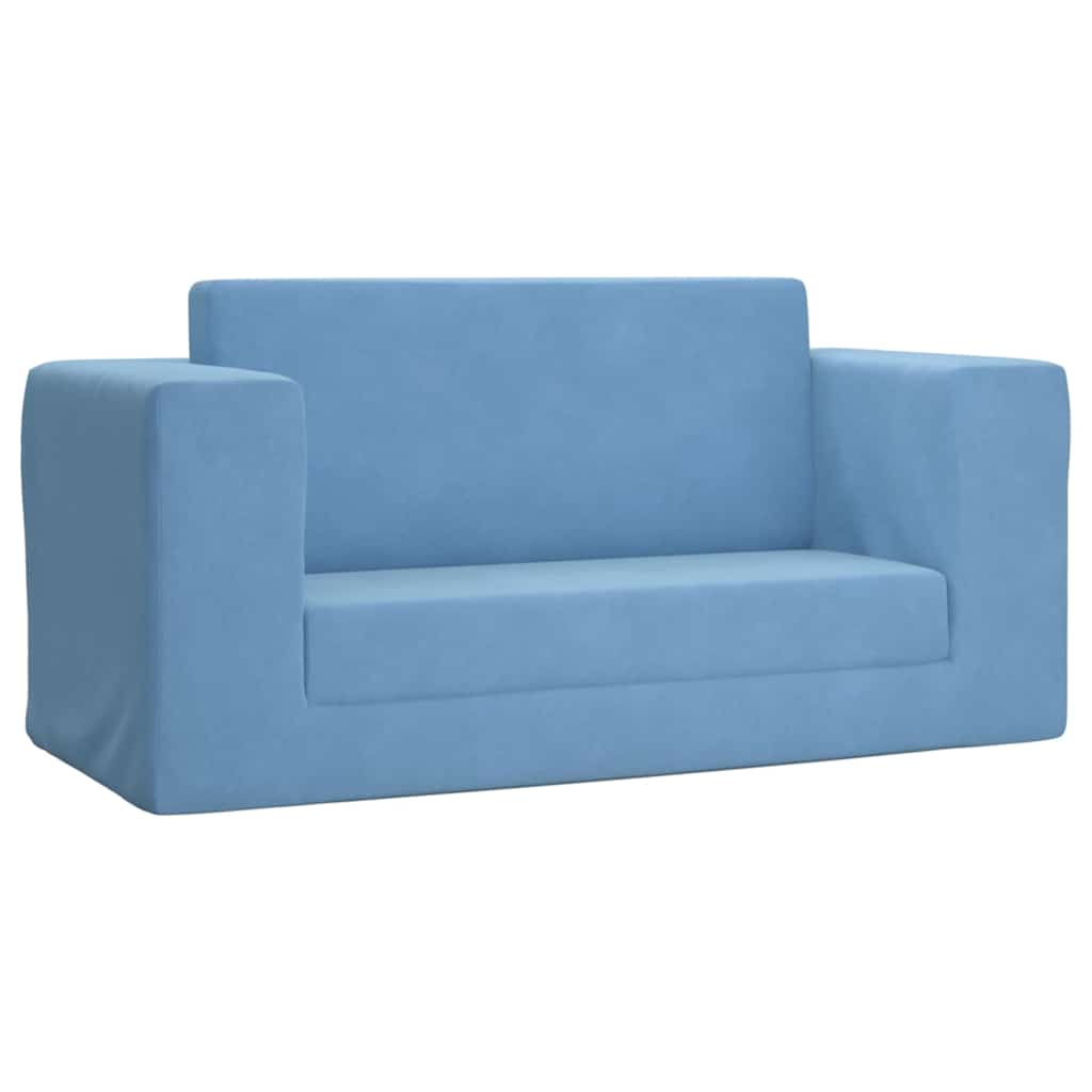 Kinder-Schlafsofa 2-Sitzer Weicher Plüsch mit verschiedenen Designs und Farben