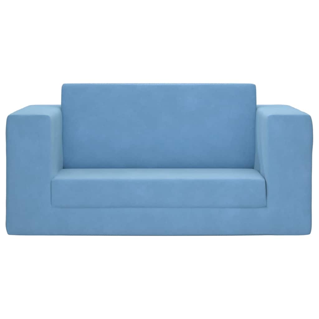 Kinder-Schlafsofa 2-Sitzer Weicher Plüsch mit verschiedenen Designs und Farben