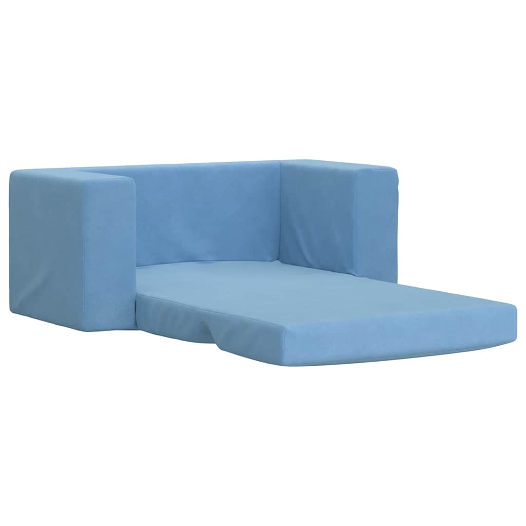 Kinder-Schlafsofa 2-Sitzer Weicher Plüsch mit verschiedenen Designs und Farben