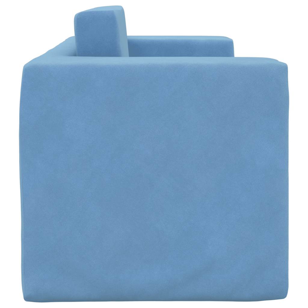 Kinder-Schlafsofa 2-Sitzer Weicher Plüsch mit verschiedenen Designs und Farben