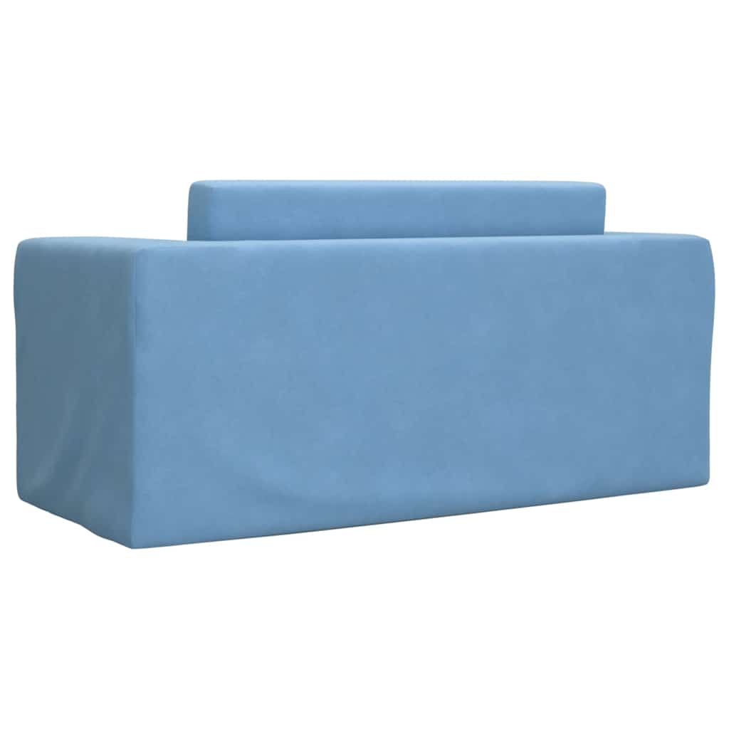 Kinder-Schlafsofa 2-Sitzer Weicher Plüsch mit verschiedenen Designs und Farben