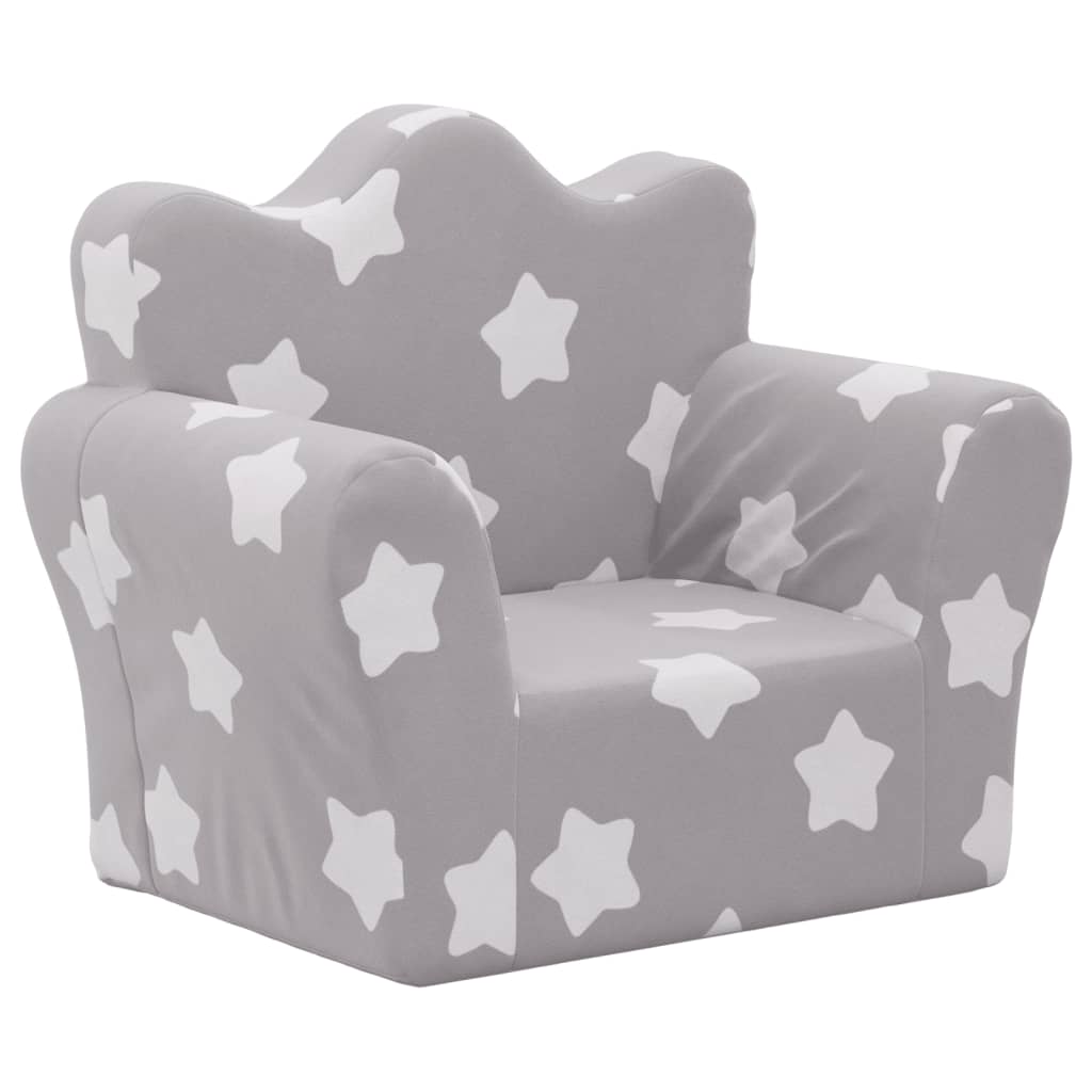 Kinder-Schlafsofa 2-Sitzer Weicher Plüsch für Kinder