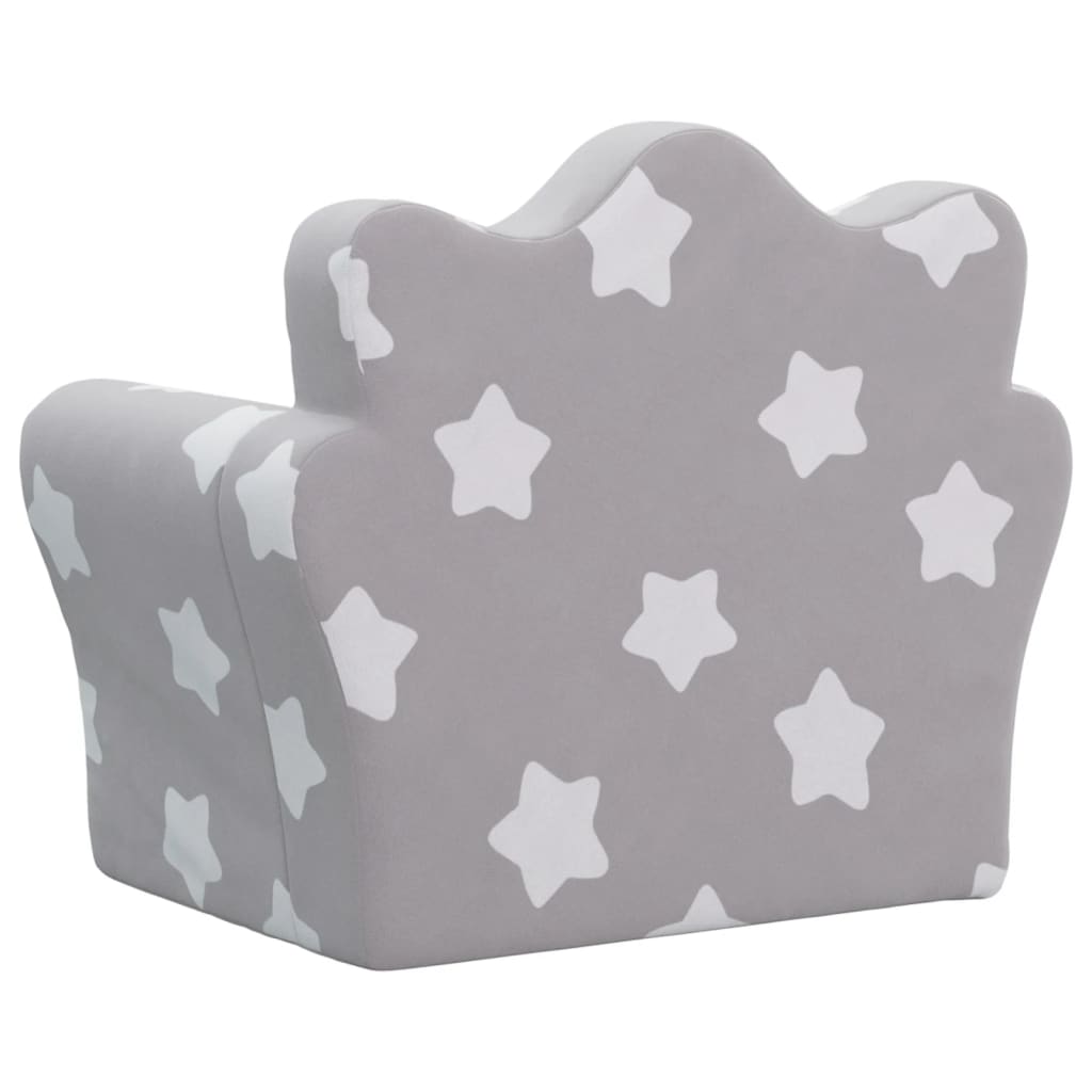 Kinder-Schlafsofa 2-Sitzer Weicher Plüsch für Kinder