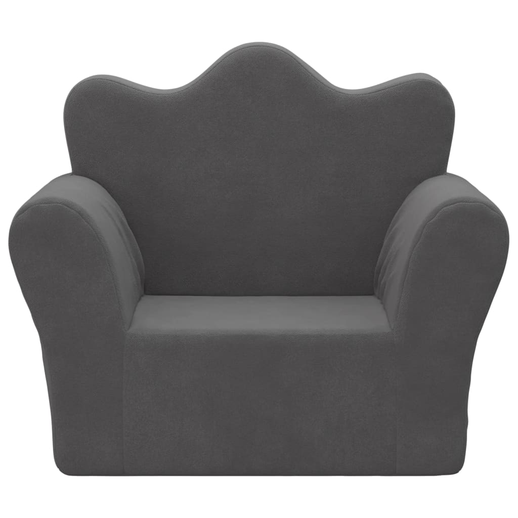 Kinder-Schlafsofa 2-Sitzer Weicher Plüsch für Kinder