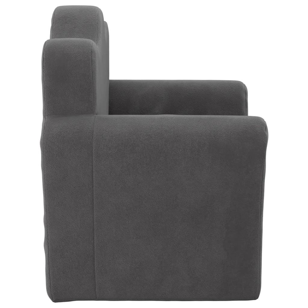 Kinder-Schlafsofa 2-Sitzer Weicher Plüsch für Kinder