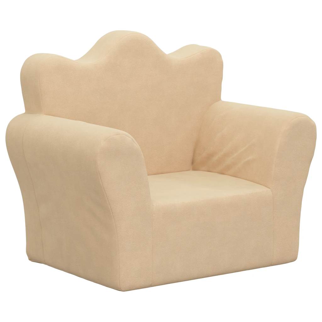 Kinder-Schlafsofa 2-Sitzer Weicher Plüsch für Kinder
