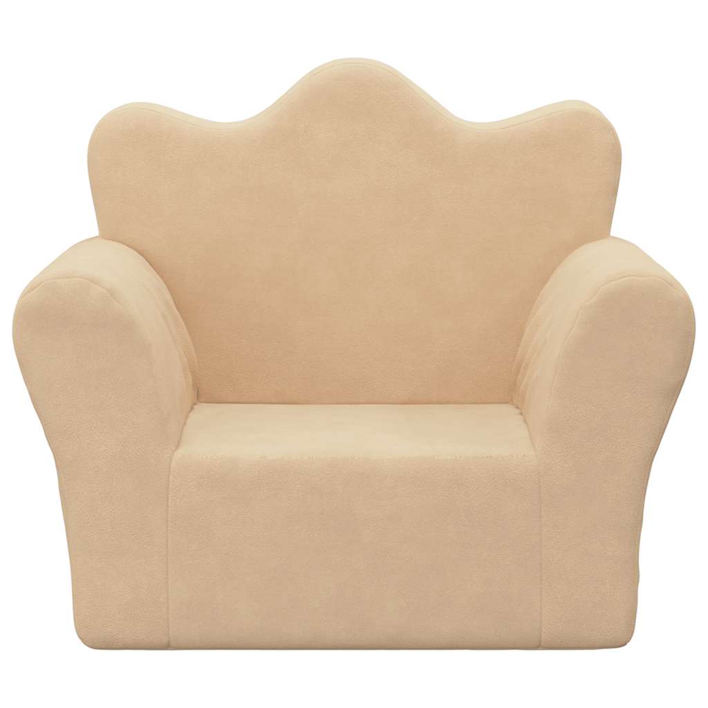 Kinder-Schlafsofa 2-Sitzer Weicher Plüsch für Kinder