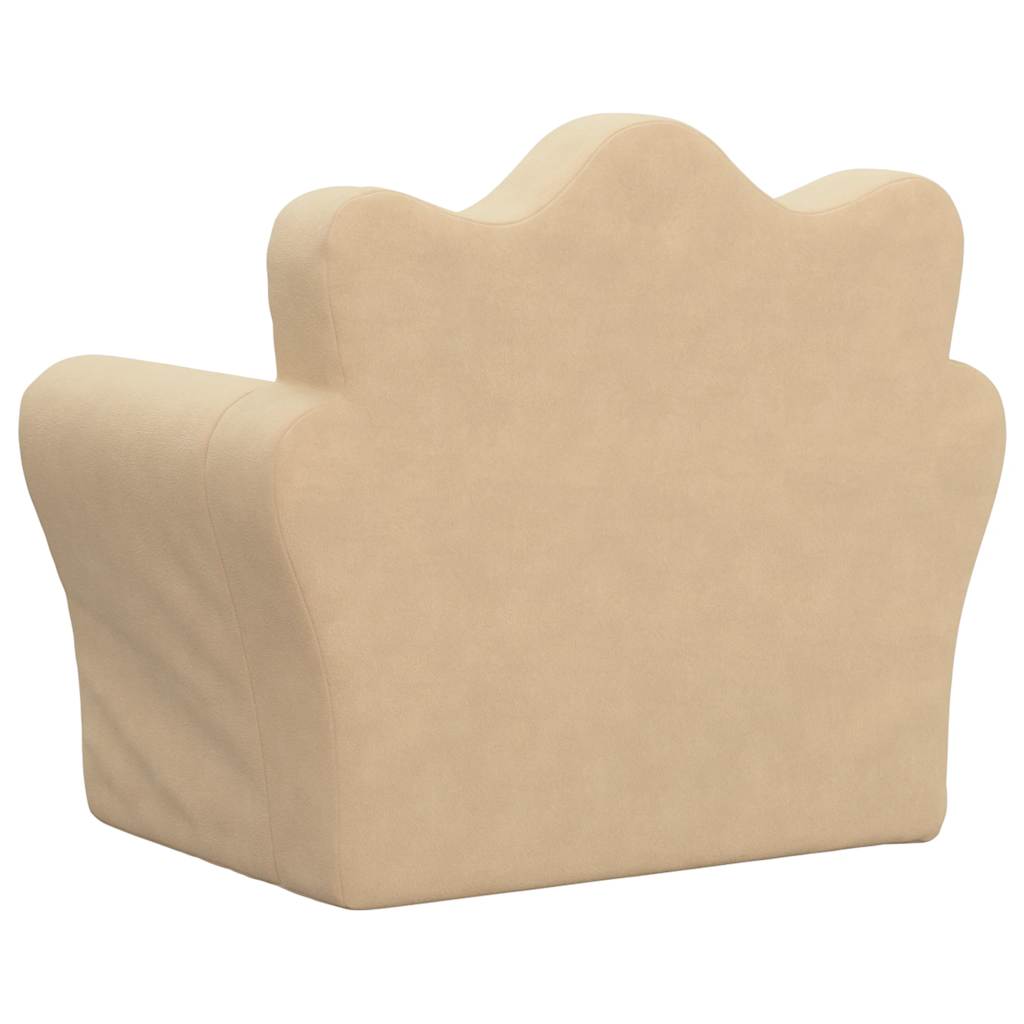 Kinder-Schlafsofa 2-Sitzer Weicher Plüsch für Kinder