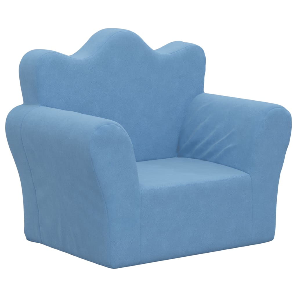 Kinder-Schlafsofa 2-Sitzer Weicher Plüsch für Kinder