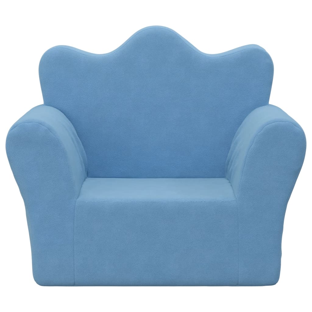 Kinder-Schlafsofa 2-Sitzer Weicher Plüsch für Kinder