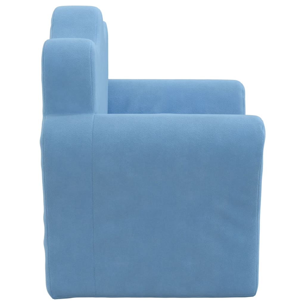 Kinder-Schlafsofa 2-Sitzer Weicher Plüsch für Kinder