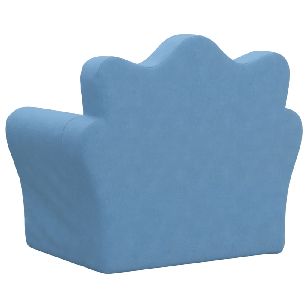 Kinder-Schlafsofa 2-Sitzer Weicher Plüsch für Kinder