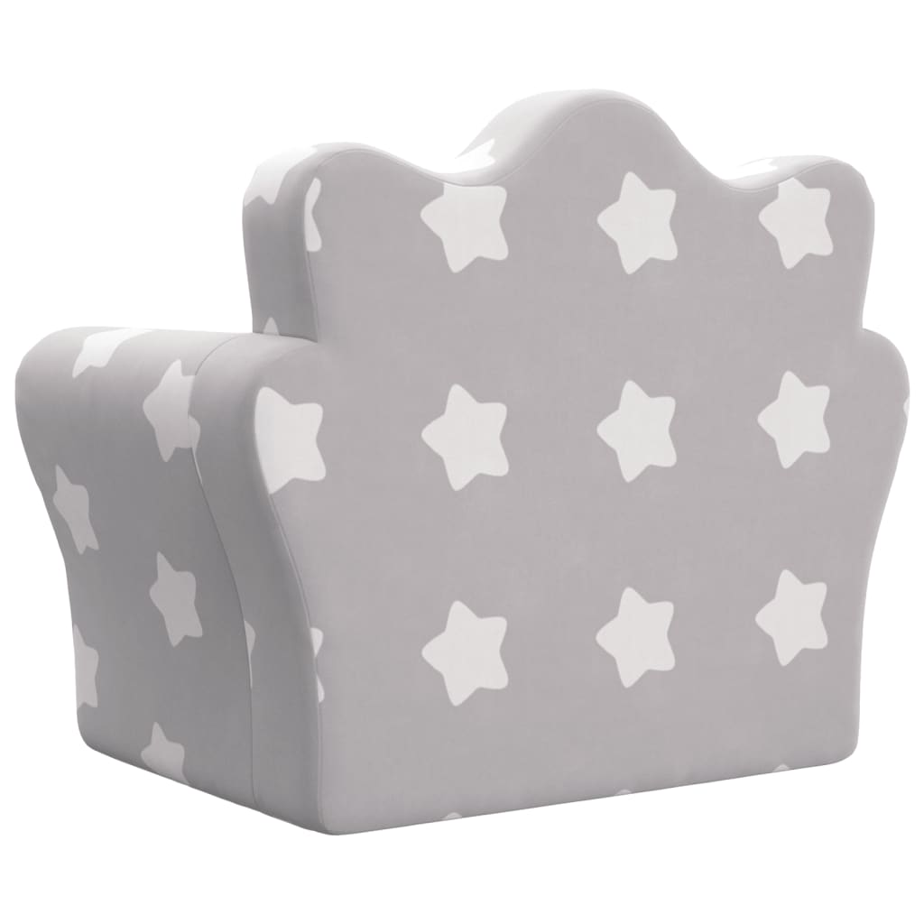 Kinder-Schlafsofa 2-Sitzer Weicher Plüsch für Kinder