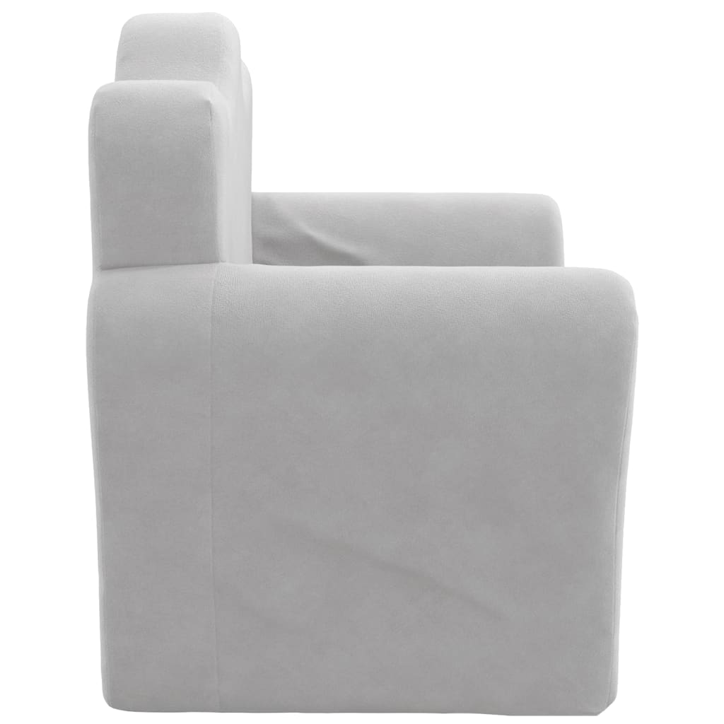 Kinder-Schlafsofa 2-Sitzer Weicher Plüsch für Kinder