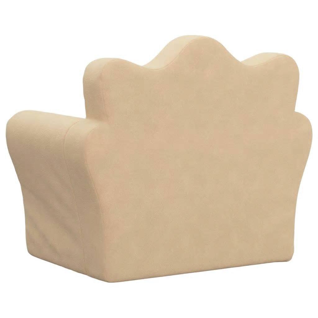 Kinder-Schlafsofa 2-Sitzer Weicher Plüsch für Kinder