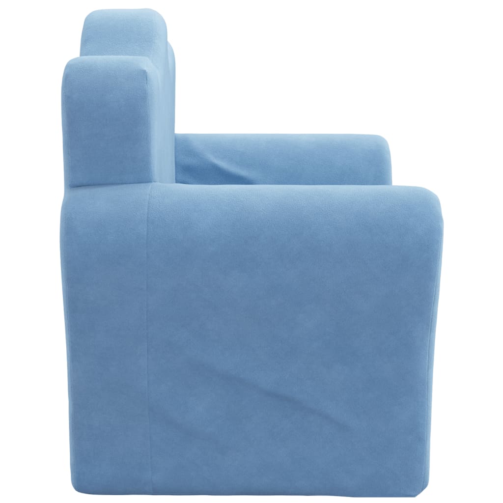 Kinder-Schlafsofa 2-Sitzer Weicher Plüsch für Kinder