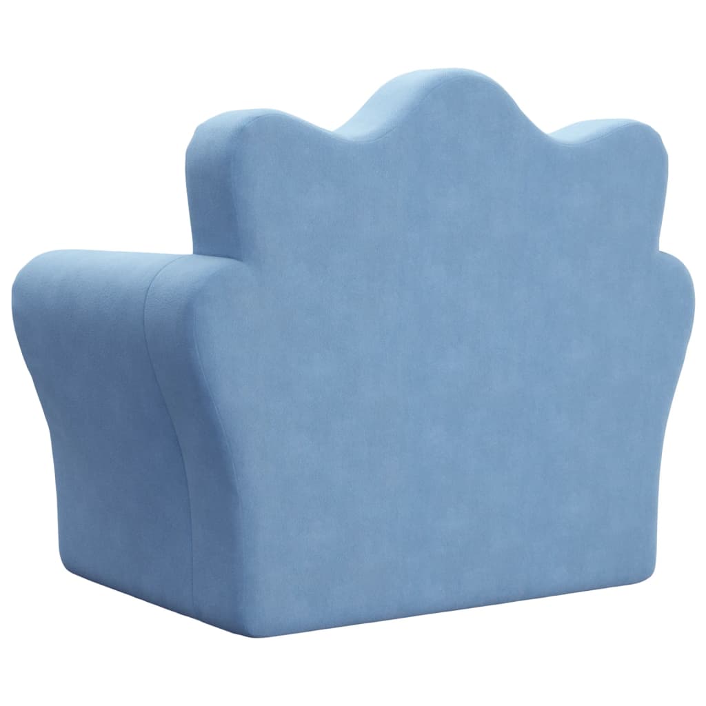 Kinder-Schlafsofa 2-Sitzer Weicher Plüsch für Kinder