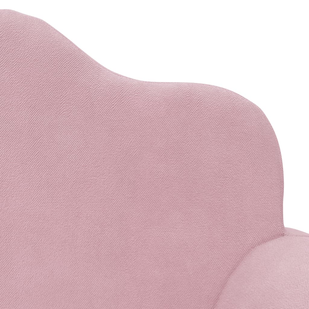 Kinder-Schlafsofa 2-Sitzer Weicher Plüsch für Kinder