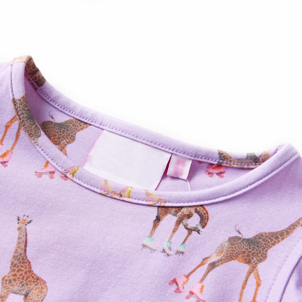 Kinderkleid mit Rüschenärmeln und Taillenband