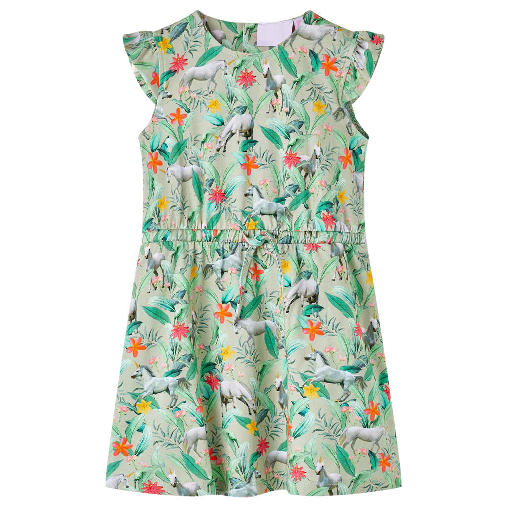 Kinderkleid mit Flügelärmeln