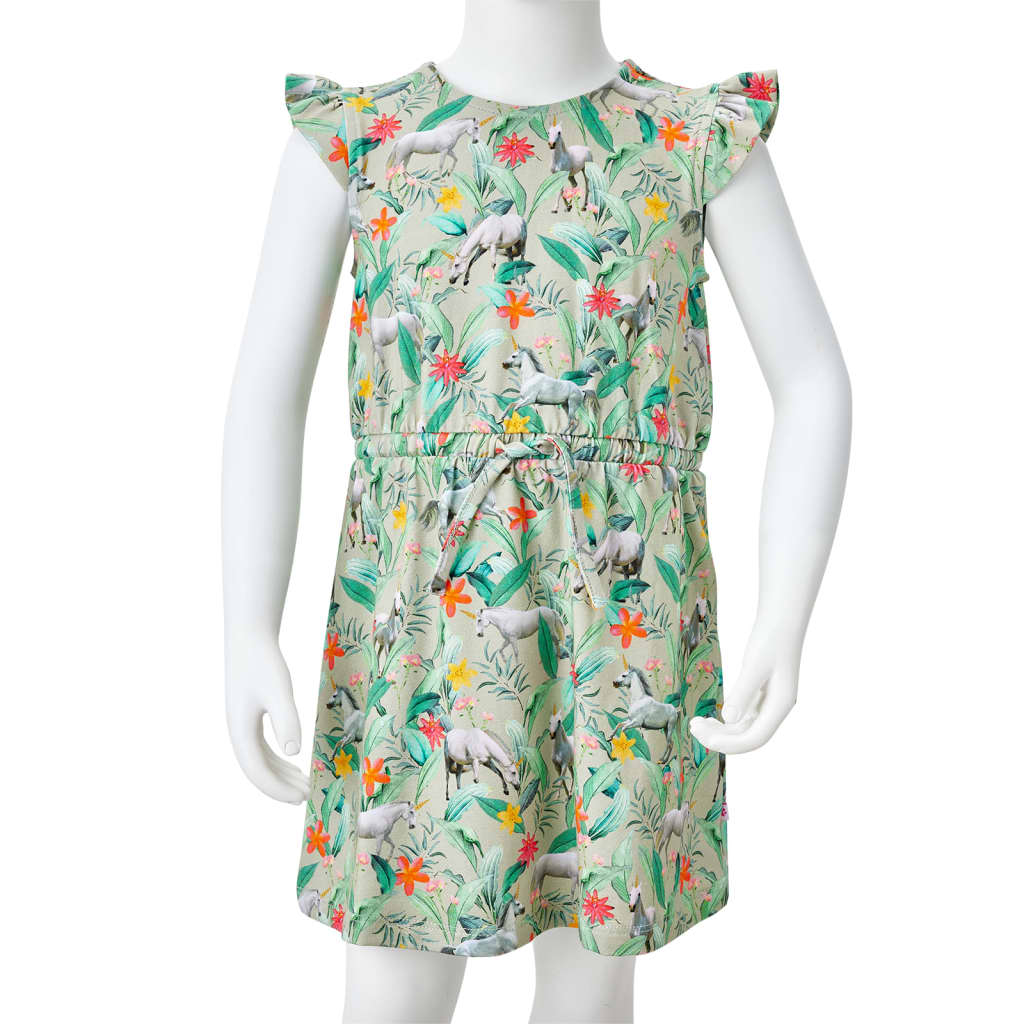 Kinderkleid mit Flügelärmeln