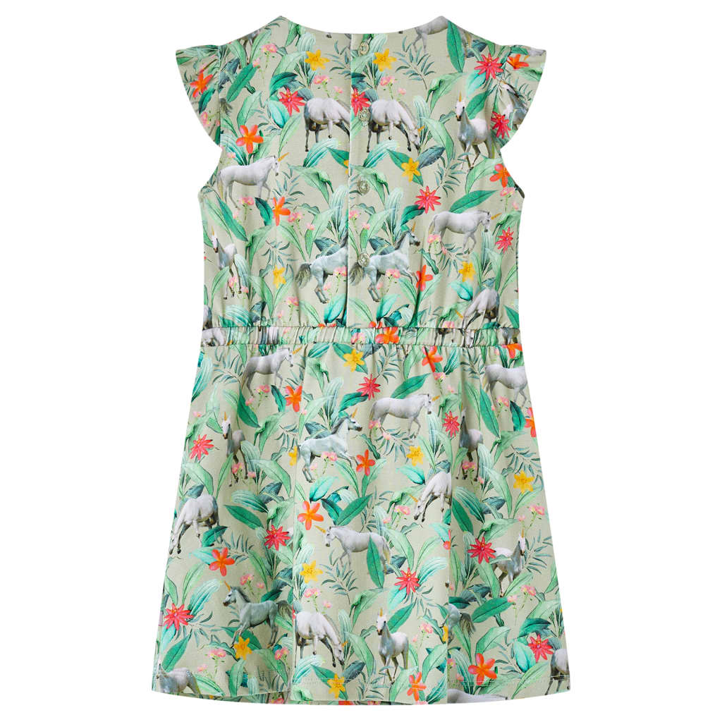 Kinderkleid mit Flügelärmeln