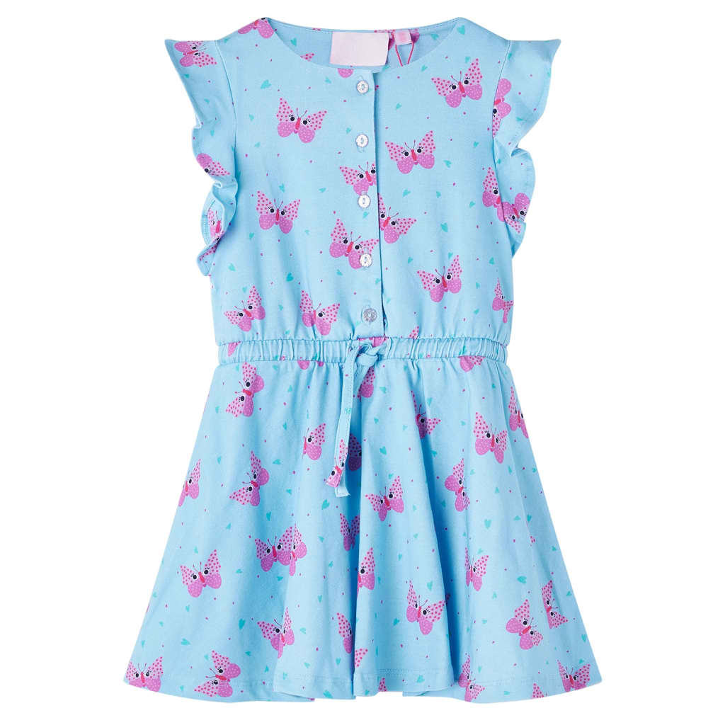Kinderkleid mit Knöpfen Ärmellos