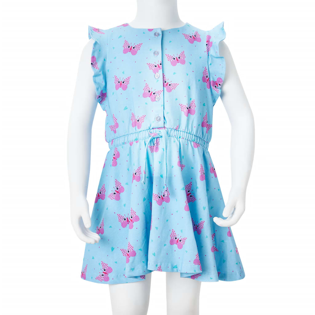 Kinderkleid mit Knöpfen Ärmellos