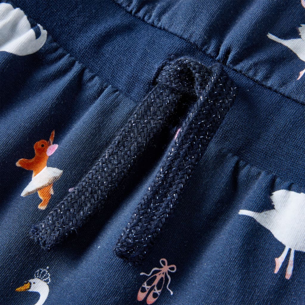 Kinderkleid mit Langen Ärmeln Marineblau